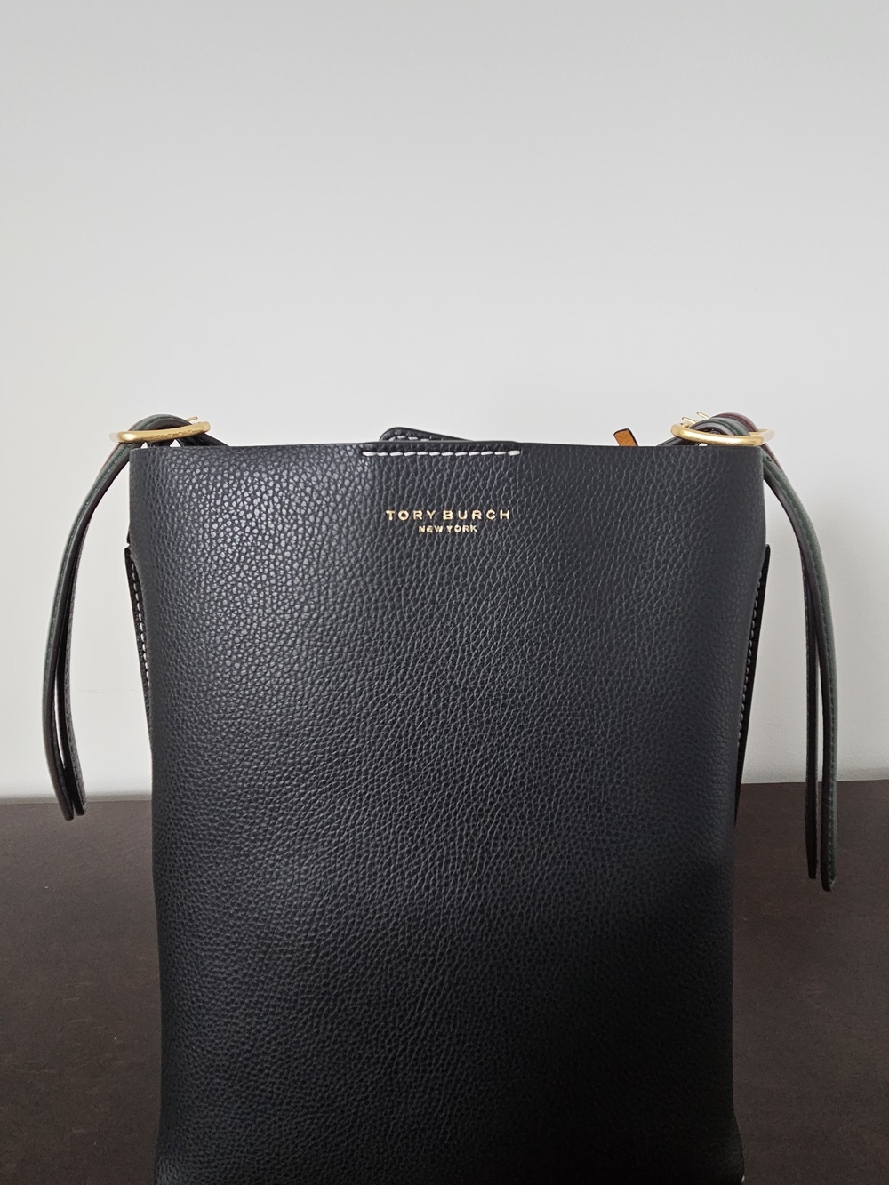 Tory Burch Perry Bucket Hobo Bag – Black Multicolor